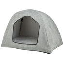 374040 Jonna Vital cave, corduroy plush, 55 x 55 x 75 cm, light grey