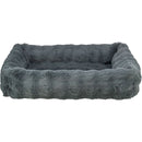 374087 Elli bed, sqaure, 100 x 70 cm, dark grey