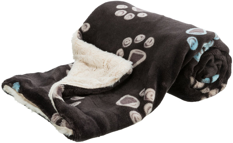 37617 Jimmy blanket, soft plush, 100 - 70 cm, taupe/beige