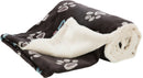 37618 Jimmy blanket, soft plush, 150 x 100 cm, taupe/beige