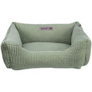 37696 Marley bed, square, 120 x 80 cm, sage