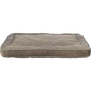 377522 Liano cushion, woven fabric/velvet, rectangular, 120 x 70 cm, taupe