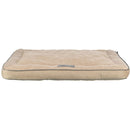 377524 Liano cushion, woven fabric/velvet, rectangular, 100 x 65 cm, sand