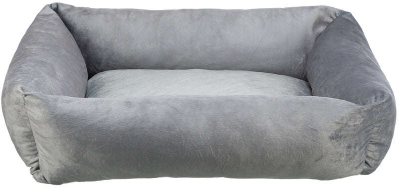 37772 Lionel bed, recycled, square, 80 x 65 cm, grey