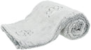 37848 Nando blanket, soft fleece, 100 x70 cm, light grey