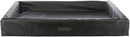 38300 Remo vital bed, square, artificial leather, 90 x 70 cm, black