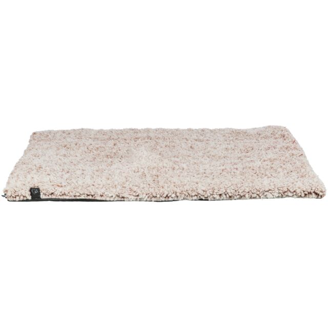 384004 Calida lying mat with heat-reflecting inlay, 140 x 85 cm, white-brown