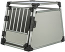 39345 Double transport box, aluminium, M-L: 93 x 64 x 88 cm