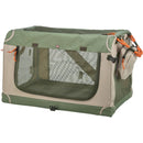 39783 Comfy soft kennel, L: 63.8 x 60.7 x 95.5 cm, olive green/beige