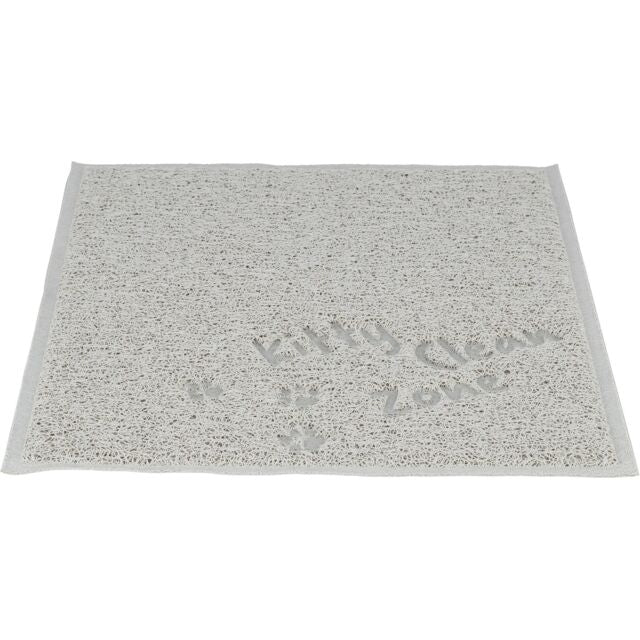 40376 Cat litter tray mat, PVC, 37 x 45 cm, light grey