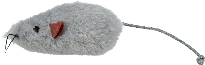 4116 48 plush mice, long-haired, 9 cm