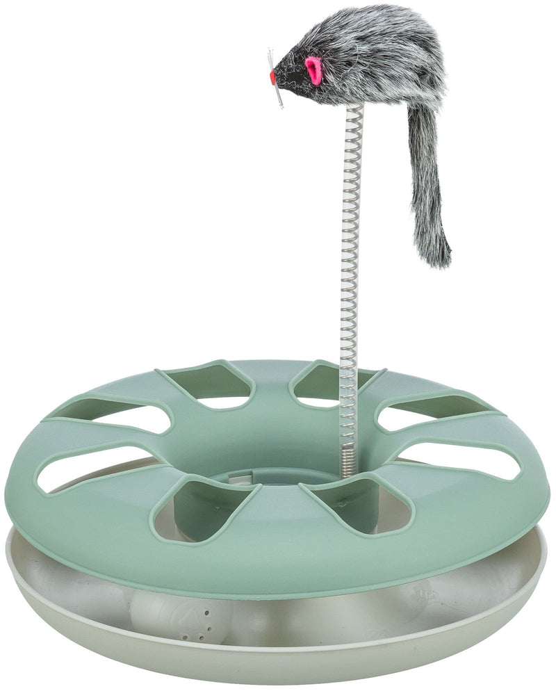 4135 Crazy Circle with plush mouse, diam. 24 x 29 cm