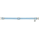 41436 Cat collar, dots, 20-30 cm/10 mm, blue