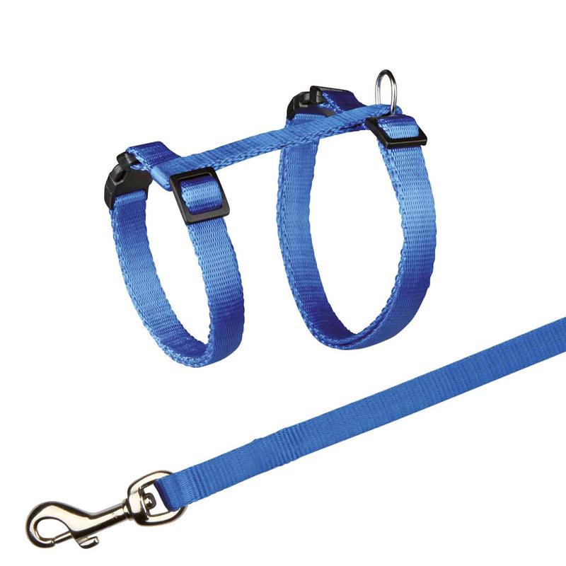 4188 Cat harness with leash, nylon, 27-45 cm/10 mm, 1.20 m