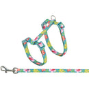 41910 Cat harness with lead, flowers, 27-45 cm/10 mm, 1.20 m, various