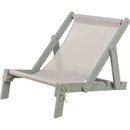 43205 Beach chair, wood, 33 x 37 x 51 cm, grey