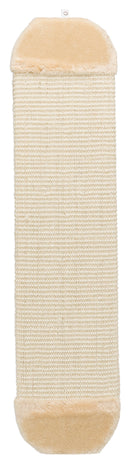 4342 Scratching board XL with plush, 18 x 78 cm, natural/beige