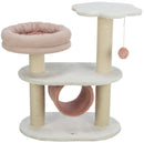 44472 Isabella scratching tree, 70 cm, white/antique pink