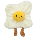 45640 Fried egg XXL, plush, USA catnip, 18 cm