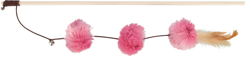 45698 Playing rod with pompom balls, 40 cm