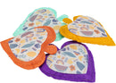 45779 Felt heart with valerian filling, 11 cm