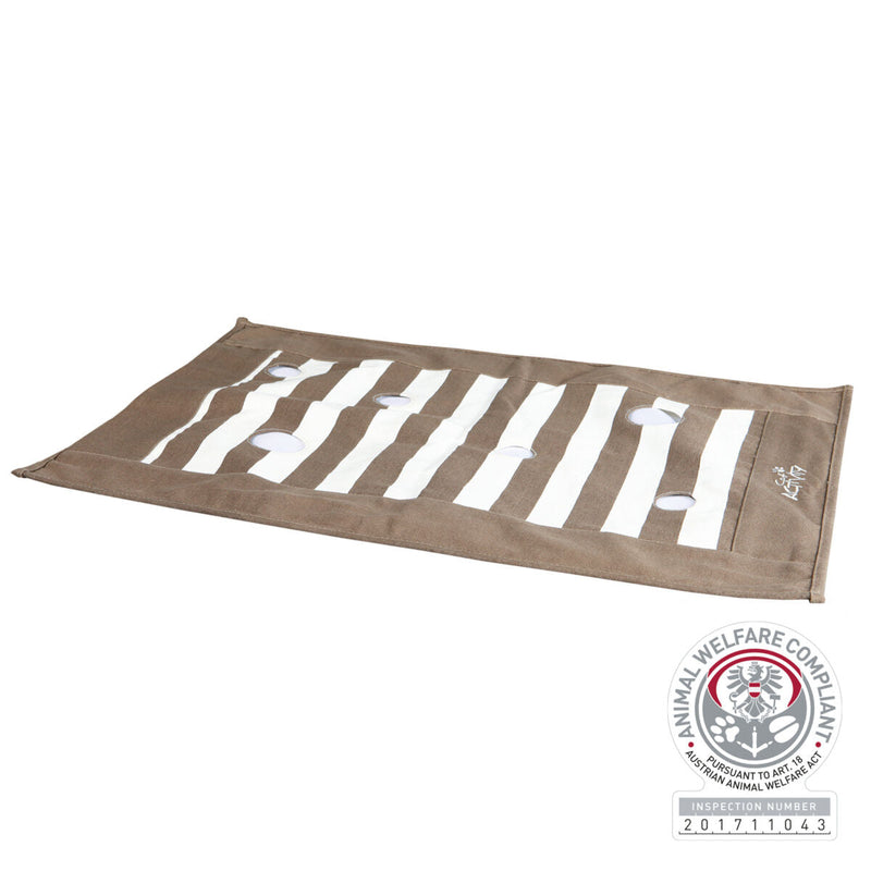 46005 Cat Activity pawing blanket, 70 x 50 cm, brown/cream