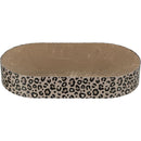 48035 Leo Scratching Bed, Cardboard, Catnip, 63 x 10 x 35 cm, brown