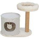 48090 Cat tree, felt, 52 cm, cream