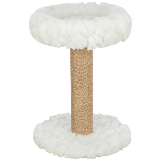 48123 Cat tree Mirella with bed, 55 cm, white