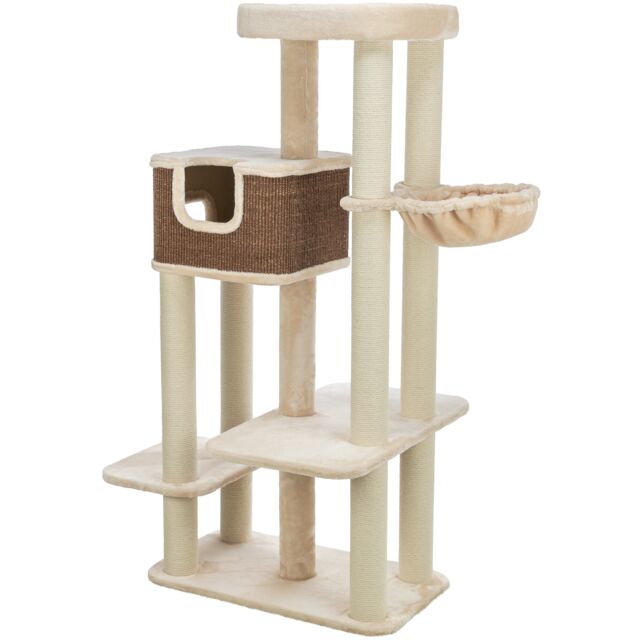 48135 Scratching tree Bertholo, 165 cm, cream/dark brown