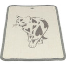 48185 Scratching mat, with print, 55 x 35 cm, taupe