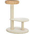 48189 Banana Leaf Albea scratching post, 90 cm, cream