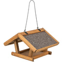 55680 natura bird feeder, hanging, pine wood, 30 x 18 x 28 cm, brown