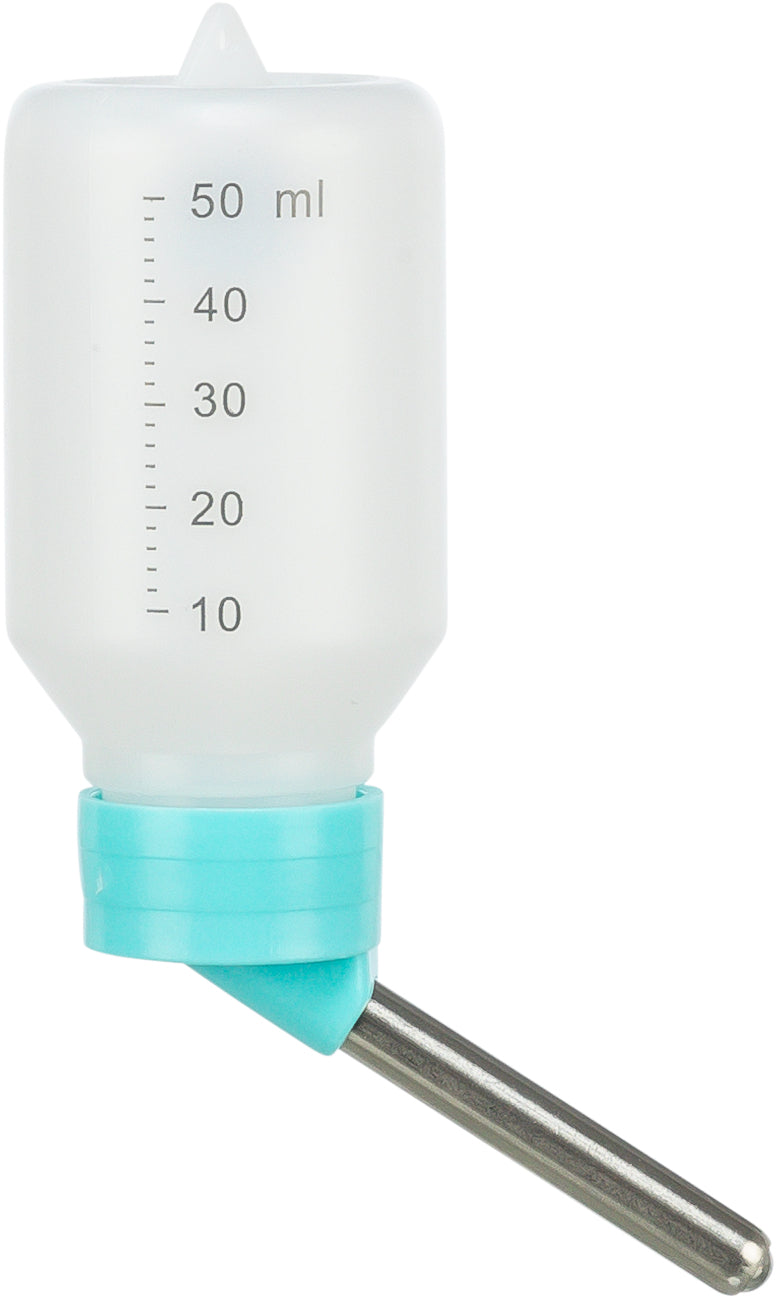 6051 24 water bottles with wire holder, 50 ml