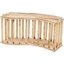 611951 Hay manger with lid, wood/flammed, 37 x 19 x 13 cm