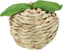 61823 Apple with maize husk, grass, -Â· 7 cm