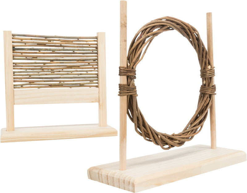 61910 Agility set with obstacle and ring, 28 x 26 x 12 cm