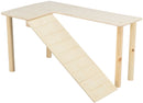 62265 Platform with ramp, mice/hamsters, wood, 47 x 25 x 30 cm