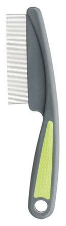 6287 Flea and dust comb for small animals, 15 cm, green