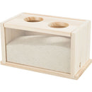 63005 Sand bath, hamsters/gerbils, wood, 28 x 15 x 15 cm