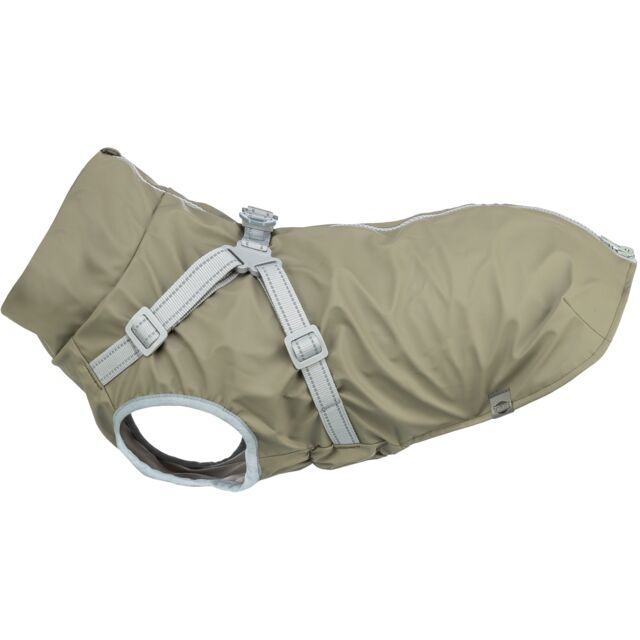 6801913 Pontis Rain coat with harness, M: 45 cm, olive green