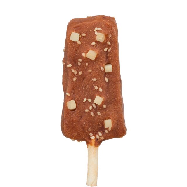 91963 Denta Fun Ice Pop with duck, cheese and sesame, bulk, 12 cm, 45 g