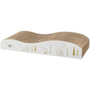 92017 Xmas cardboard, catnip, 43.5 x 8 x 20 cm, white/gold