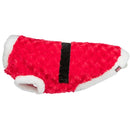 925106 Xmas Santa coat, plush, M: 45 cm, red