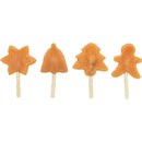 926208 Xmas lollipop mix (tree, star, gingerbread man, bell), loose, 18 g