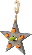 92655 Play and snack star, 14 x 17 cm, grey