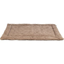927125 Xmas cosy mat stars, square, 100 x 70 cm, light brown