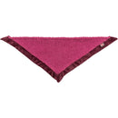 927147 Xmas neckerchief, plush, 75 cm, bordeaux