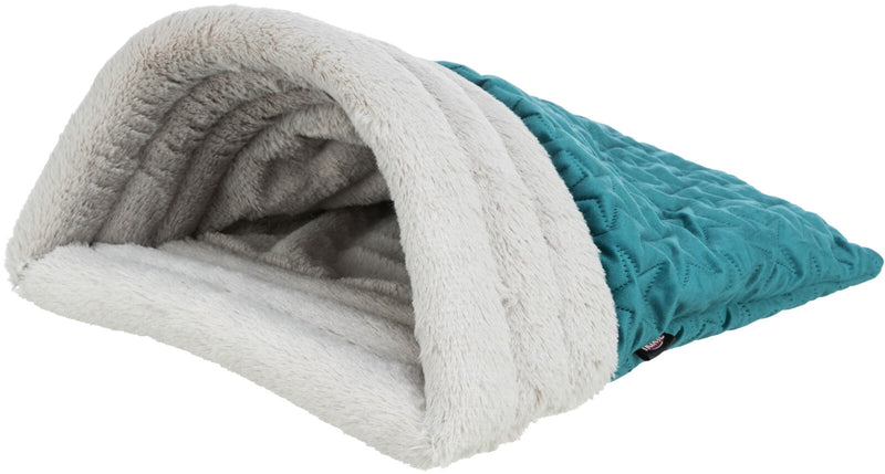 92726 Estelle cuddly sack, 34 x 20 x 45 cm, green/grey