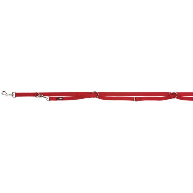 196803 Premium adjustable lead, extra long, M-L: 3.00 m/20 mm, red
